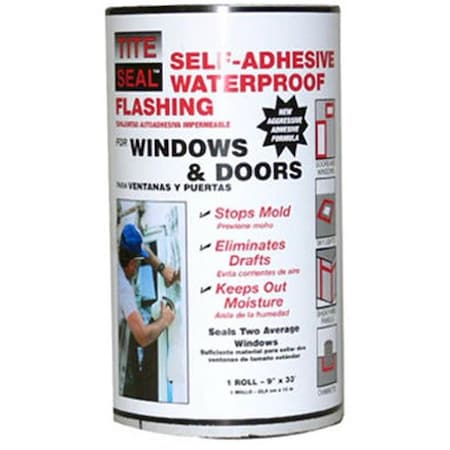 Cofair Products TS933 9 In. X 33 Ft. Self-Adhesive Waterproof Flashing For Windows & Doors